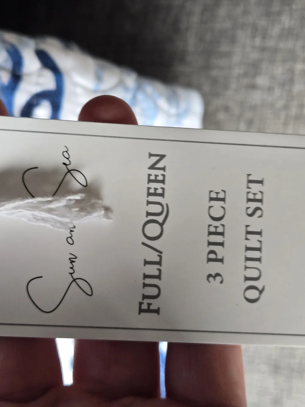 Sun and Sea Full Queen Set NWT Quilt And Shams (OEKO TEX Standard 100)